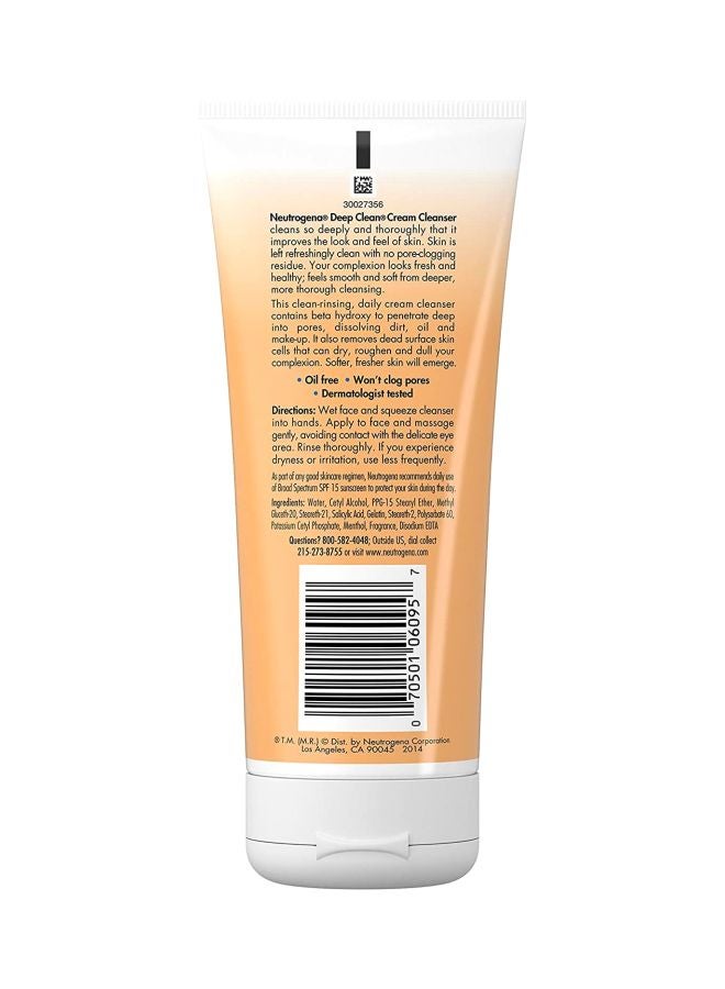 Neutrogena Pack Of 4 Deep Clean Cream Cleanser 7ounce - Image 2