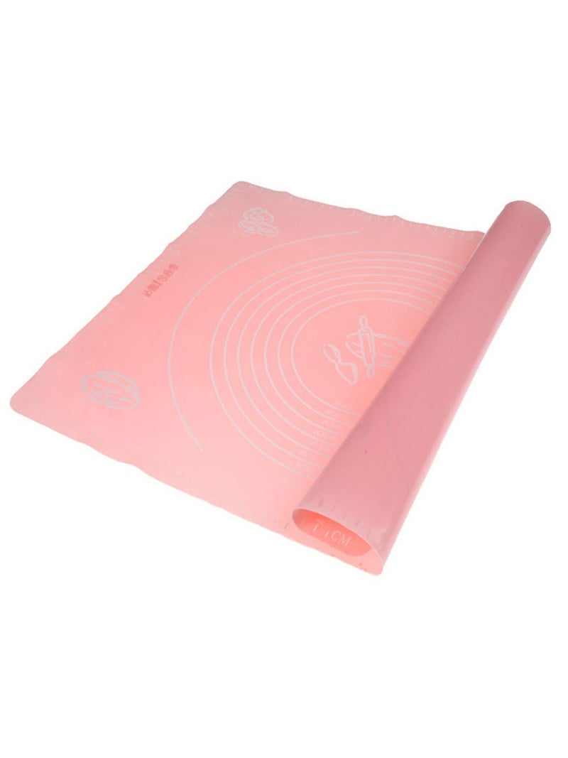 Non-Stick Silicone Rolling Pastry Mat Pink 40x30cm  - Image 4