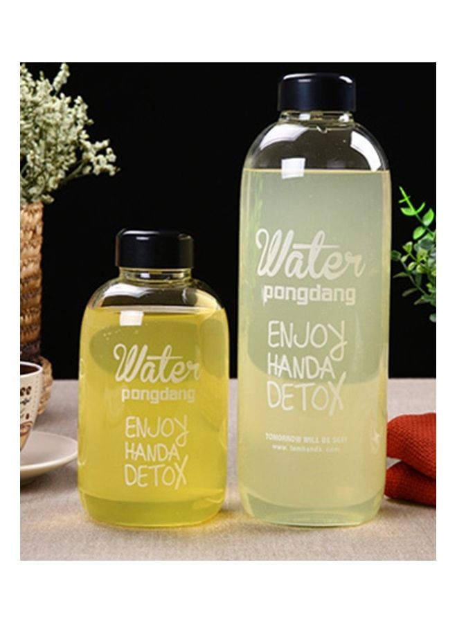 Generic - Portable Water Bottle Clear 23x8cm - Image 1