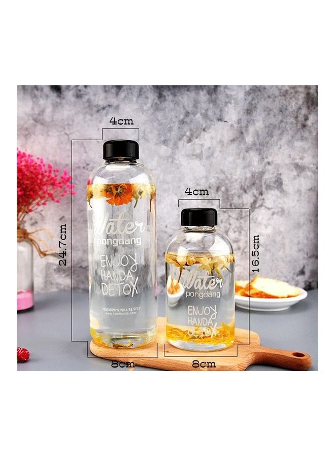 Generic - Portable Water Bottle Clear 23x8cm - Image 1