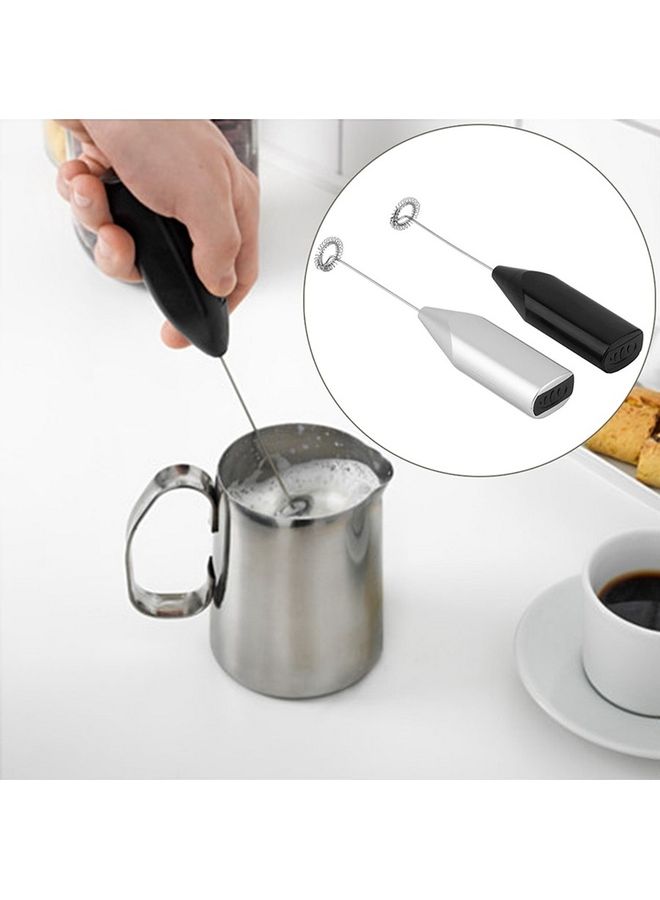 Electric Mini Beating Coffee Mixer Tool Black 20cm - Image 3