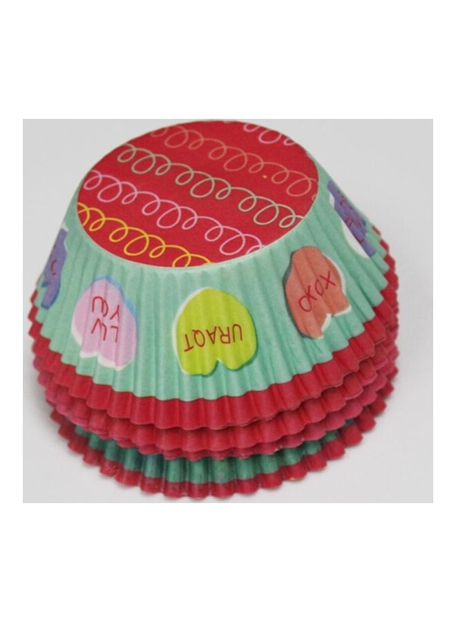 30 Piece Disposable Muffins Baking Cupcake Mould Multicolour Multicolour 7x5x3cm - Image 4