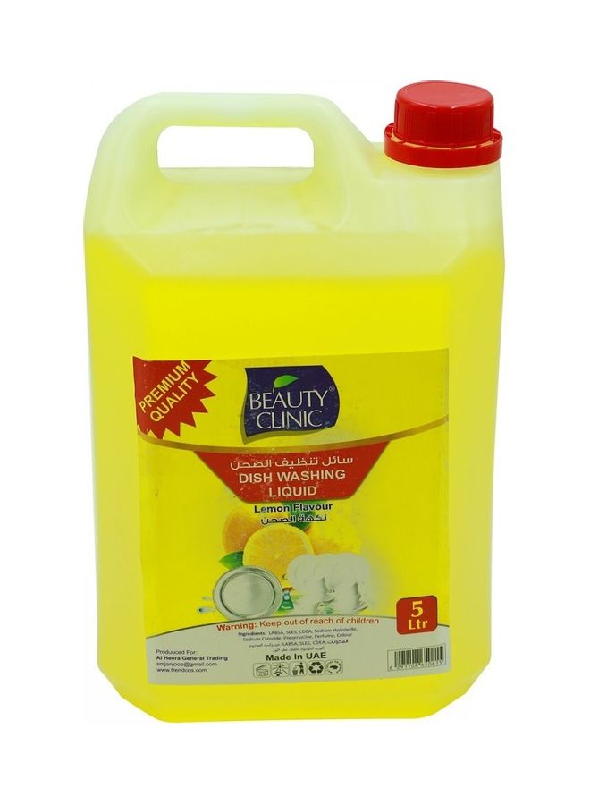Beauty Clinic Dish Wash Yellow 5Liters - Image 1
