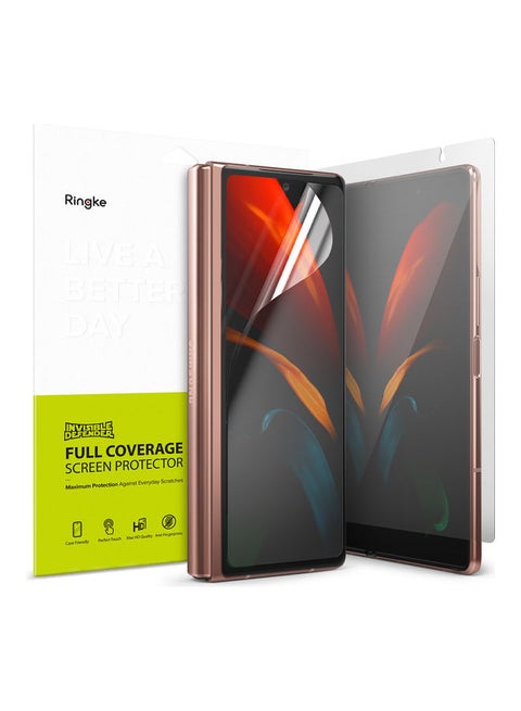 Pack Of 2 Screen Protector For Samsung Galaxy Z Fold 2 Clear