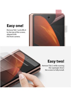 Ringke Pack Of 2 Screen Protector For Samsung Galaxy Z Fold 2 Clear  - Image 3