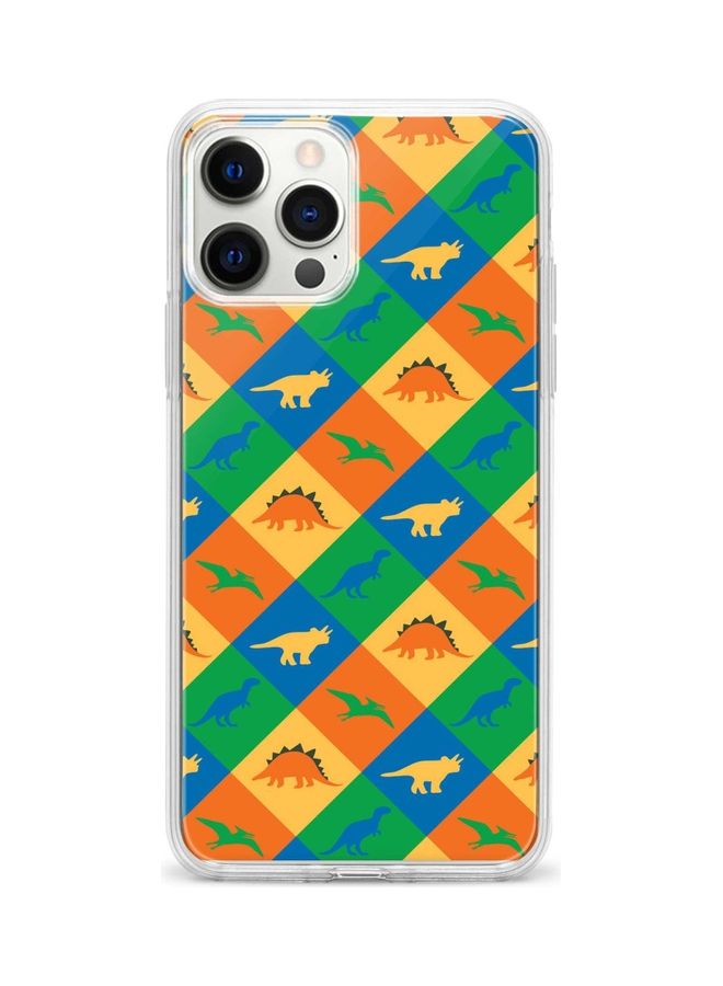Stylizedd Protective Case Cover For Apple iPhone 12 Pro Max Dino Checker - Image 1
