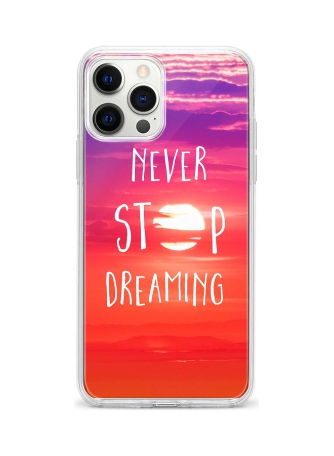 Stylizedd Protective Case Cover For Apple iPhone 12 Pro Max Never Stop Dreaming - Image 1