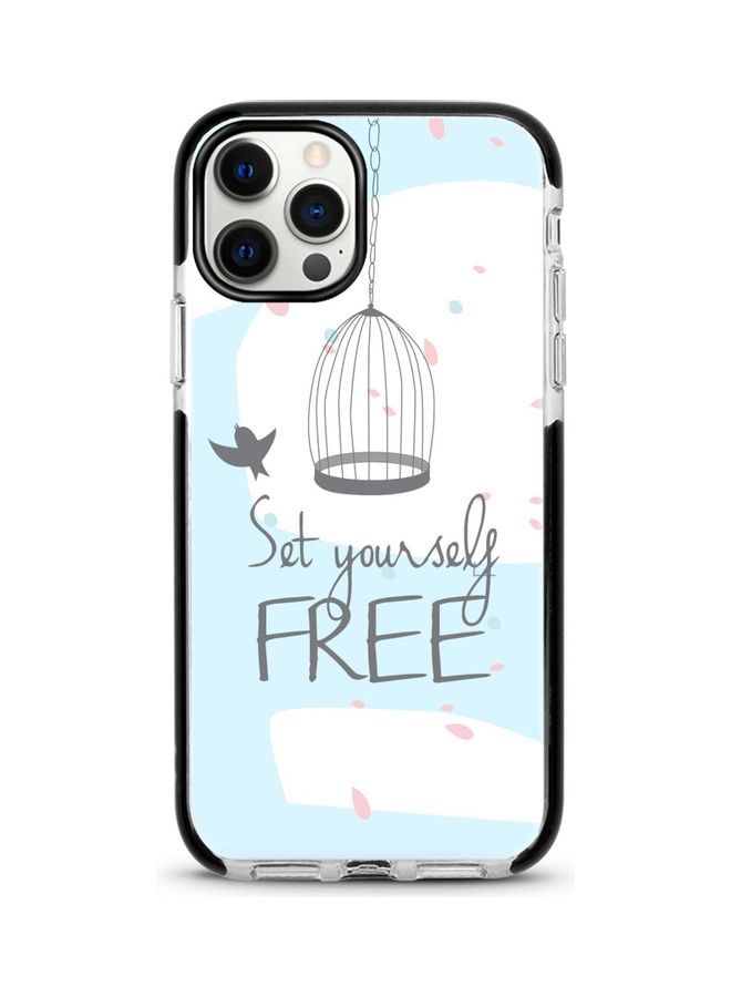 Stylizedd Protective Case Cover For Apple iPhone 12 Pro/12 Set Yourself Free - Image 1