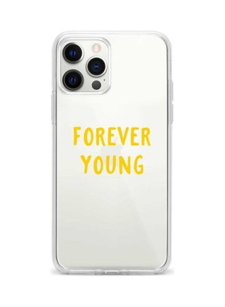 Forever Young Printed Case For Apple iPhone 12 Pro/iPhone 12 Clear/Yellow - v1604530687/N41865930A_1