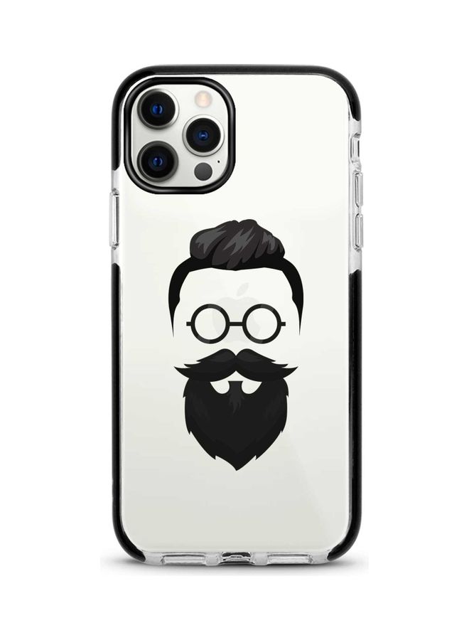 Stylizedd Protective Case Cover For Apple iPhone 12 Pro/12 Beard Hipster - Image 1