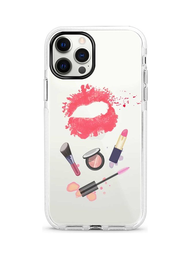 Stylizedd Makeup Kit Printed Case For Apple iPhone 12 Pro/iPhone 12 Grey/Pink/Beige - Image 1