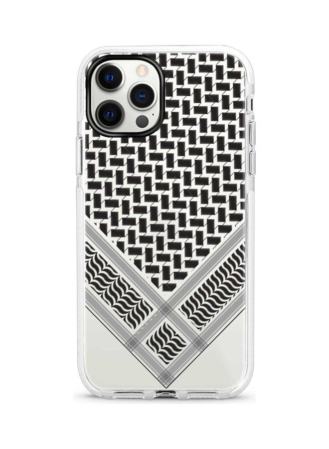 Stylizedd Victory Shemag Printed Case For Apple iPhone 12 Pro/iPhone 12 Clear/Black - Image 1