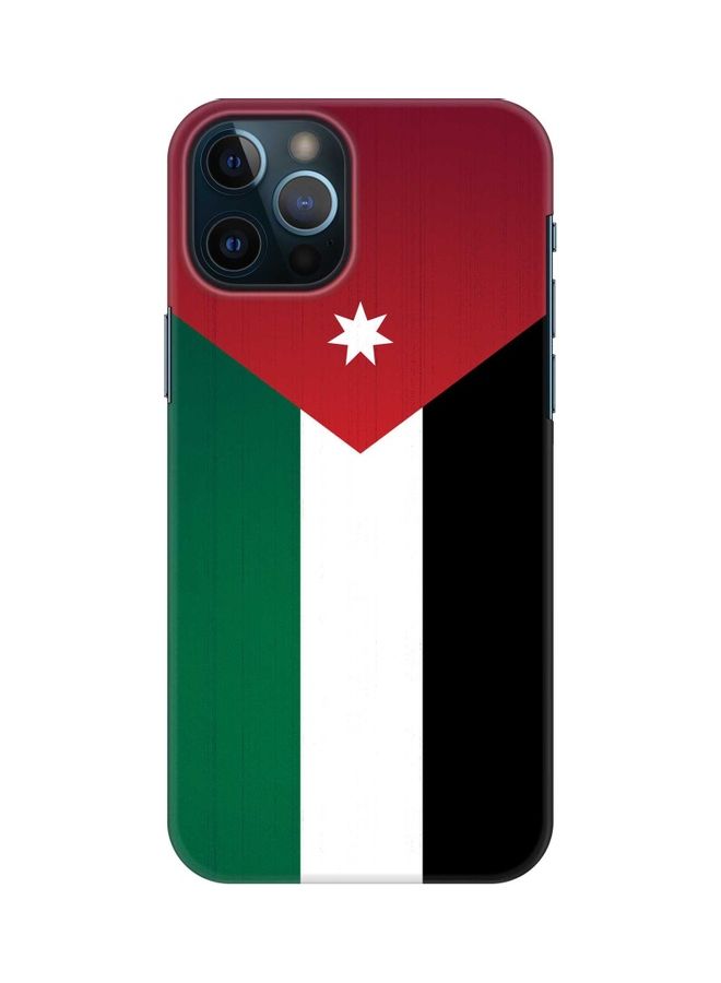 ستايلايزد غطاء حماية واقٍ لهاتف أبل آيفون 12 برو علم الأردن - Image 1