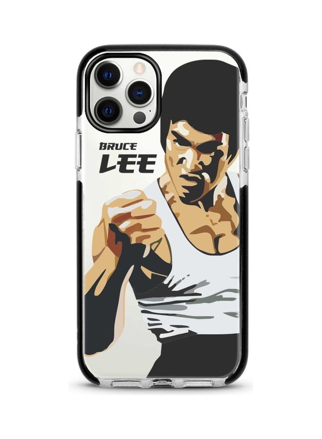 ستايلايزد غطاء حماية بطبعة مستوحاة من فيلم 'Fist Of Fury' لهاتف أبل آيفون 12 برو/ آيفون 12 بيج/ أسود/ أبيض - Image 1