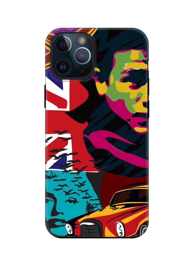 Stylizedd Retro Spy Printed Case For Apple iPhone 12 Pro Max Blue/Pink/Green - Image 1