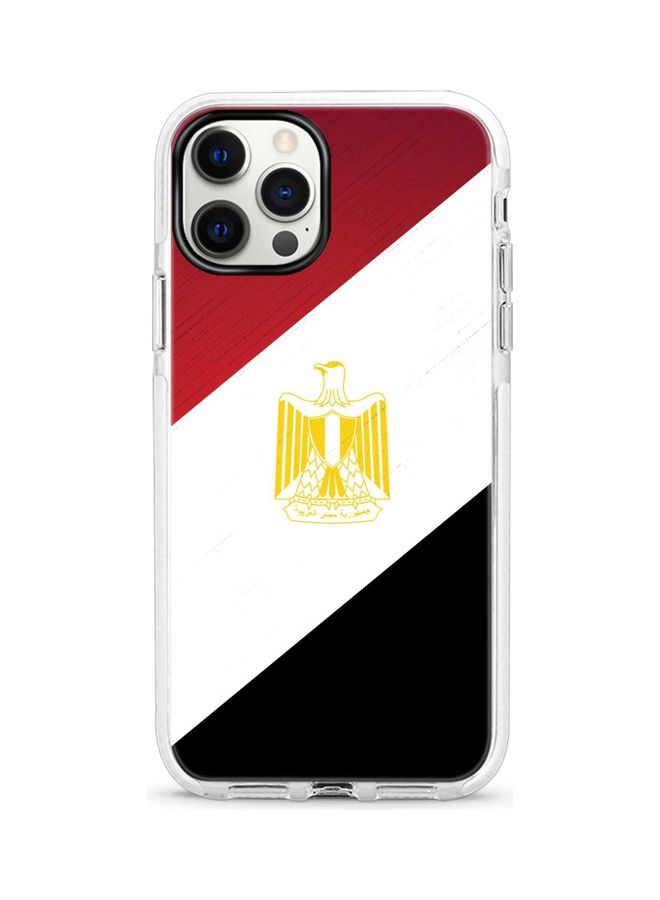 Stylizedd Flag Of Egypt Printed Case For Apple iPhone 12 Pro/iPhone 12 Red/Blue/White - Image 1
