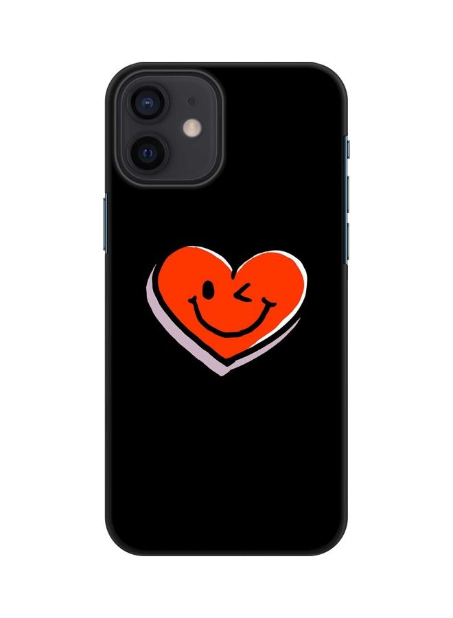 Stylizedd Winking Heart Protective Case Cover For Apple iPhone 12 Mini Multicolour - Image 1