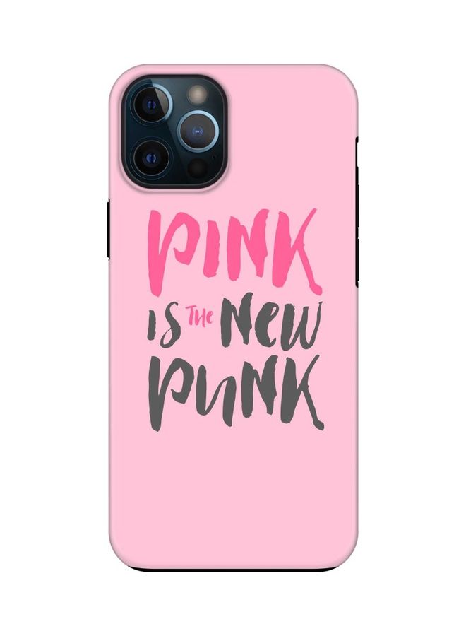 Stylizedd Protective Case Cover For Apple iPhone 12 Pro Max Pink Is The New Punk - Image 1