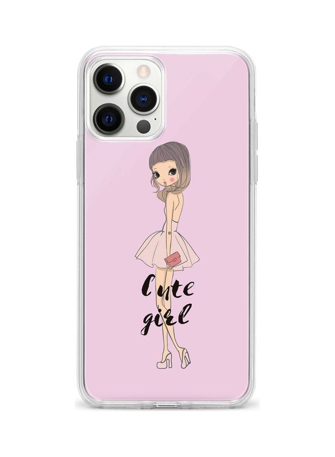Stylizedd Protective Case Cover For Apple iPhone 12 Pro Coy Cute Girl - Image 1
