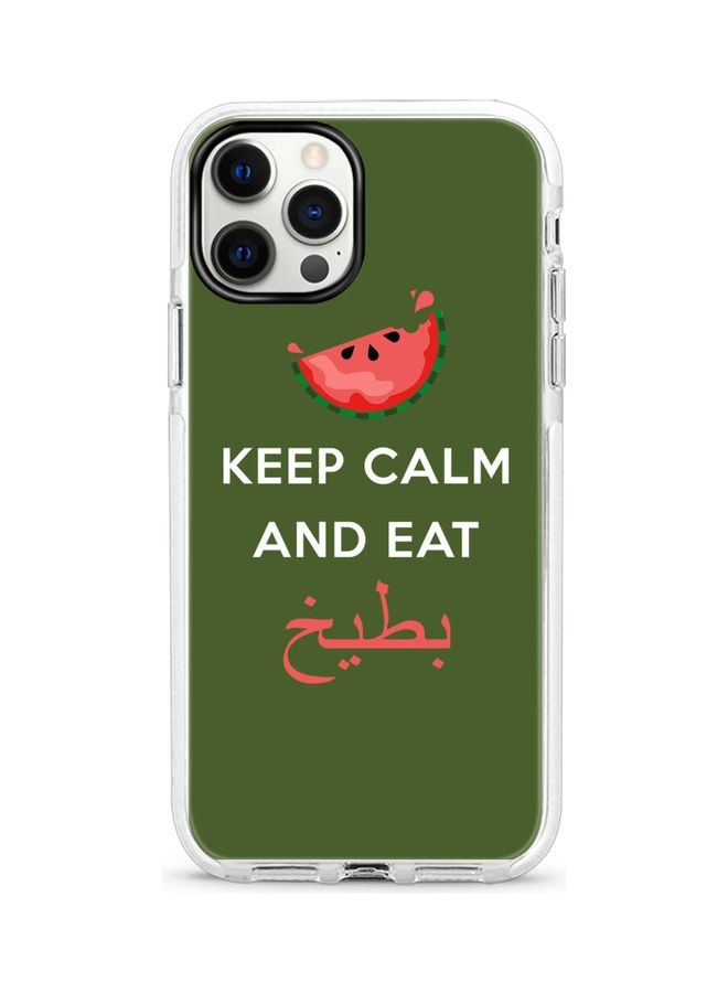 ستايلايزد غطاء حماية واقٍ لهاتف أبل آيفون 12 برو ماكس تصميم بطيخ - Image 1