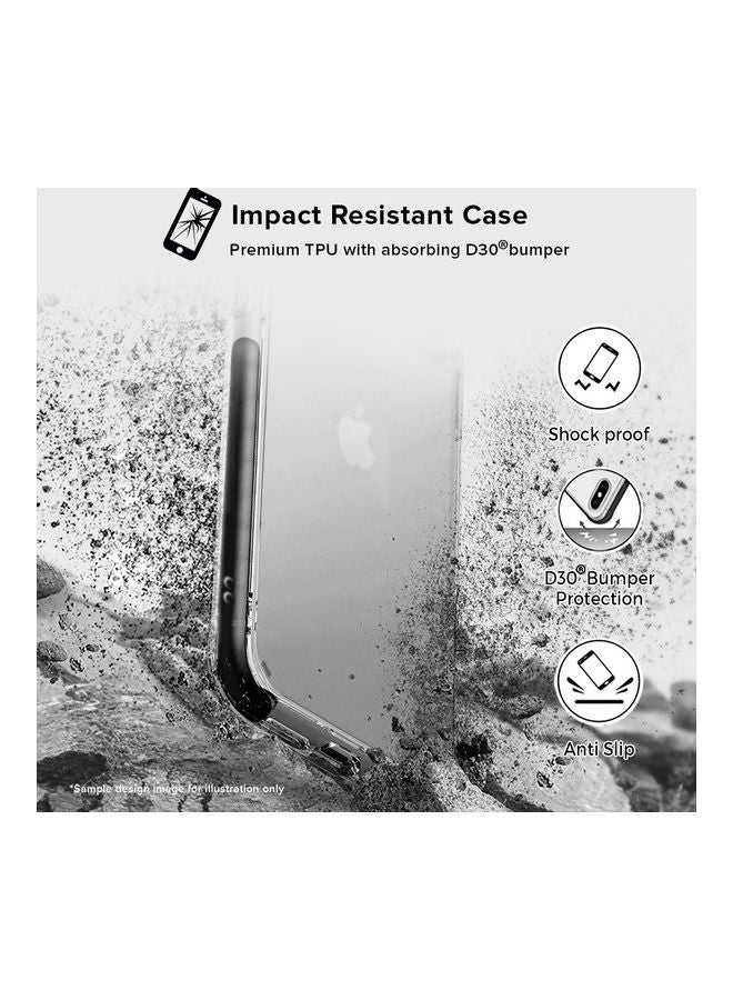 Stylizedd - Printed Case For Apple iPhone 12 Pro Clear/Black - Image 1