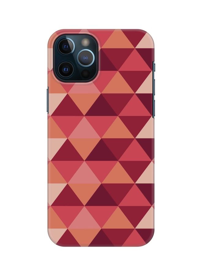 Stylizedd - Snap Classic Series Case Cover For Apple iPhone 12 Pro Max Topsy Turvy Triangles - Image 1