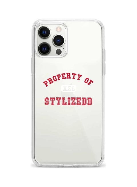 Protective Case Cover For Apple iPhone 12 Pro Max Property Of Stylizedd