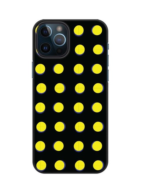 Protective Case Cover For Apple iPhone 12 Pro Max Yellow Dots