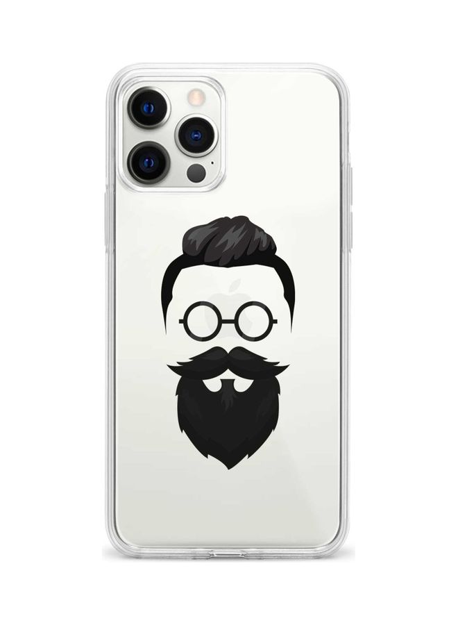 Stylizedd Protective Case Cover For Apple iPhone 12 Pro Beard Hipster - Image 1
