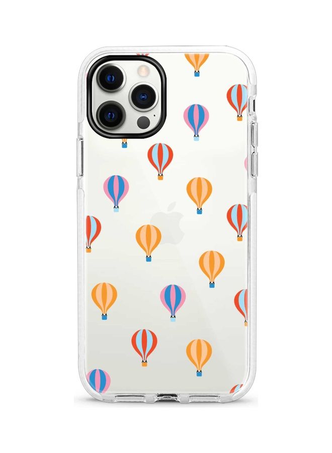 Stylizedd Hot Balloons Printed Case For Apple iPhone 12 Pro/iPhone 12 Clear/Orange/Purple - Image 1