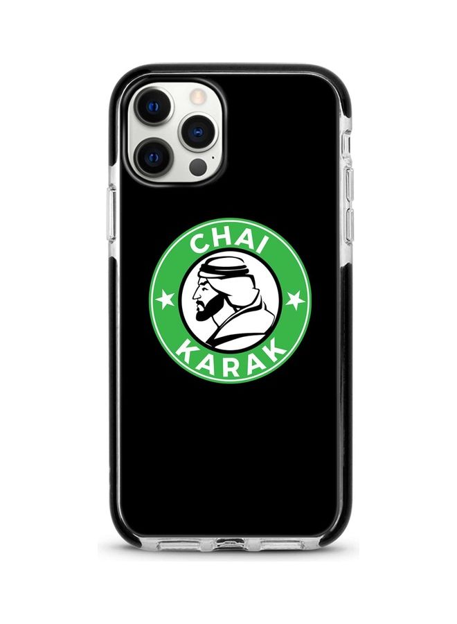 Stylizedd Chai Karak Printed Case For Apple iPhone 12 Pro/iPhone 12 Black/Green - Image 1