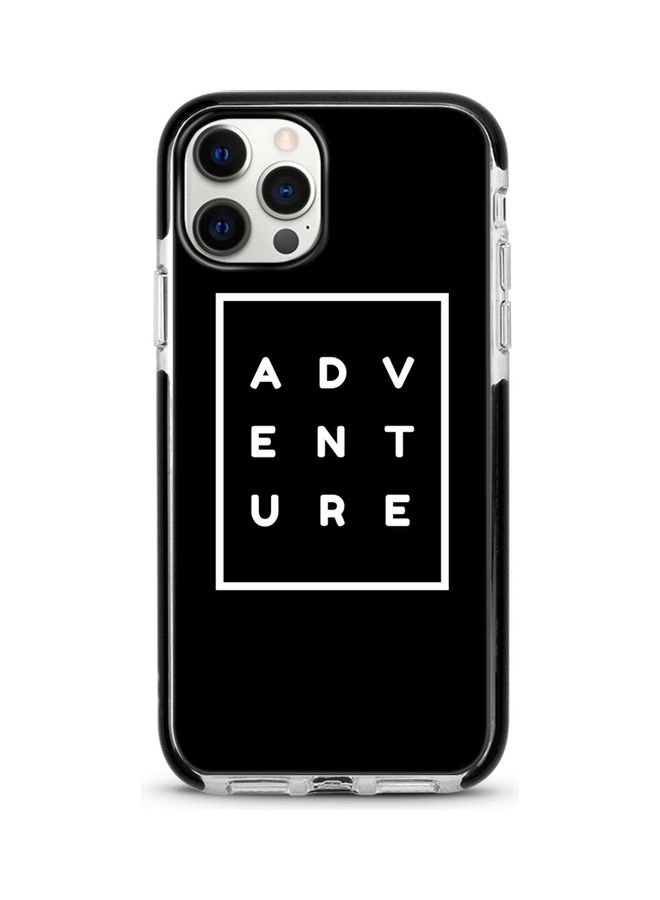 Stylizedd Adventure Printed Case For Apple iPhone 12 Pro/iPhone 12 Black/White - Image 1