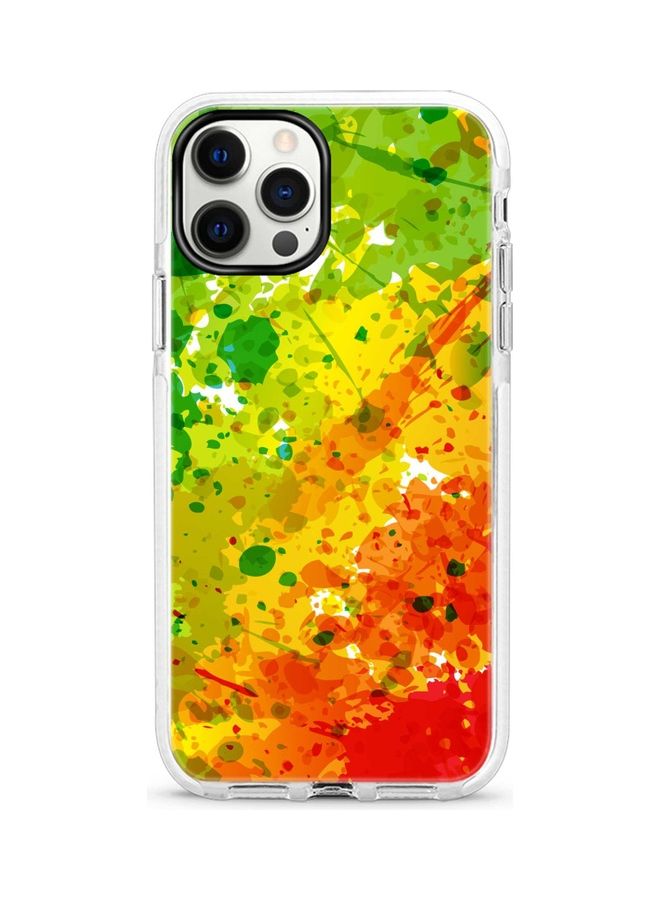 Stylizedd Tropical Splash Printed Case For Apple iPhone 12 Pro/iPhone 12 Green/Red/Orange - Image 1