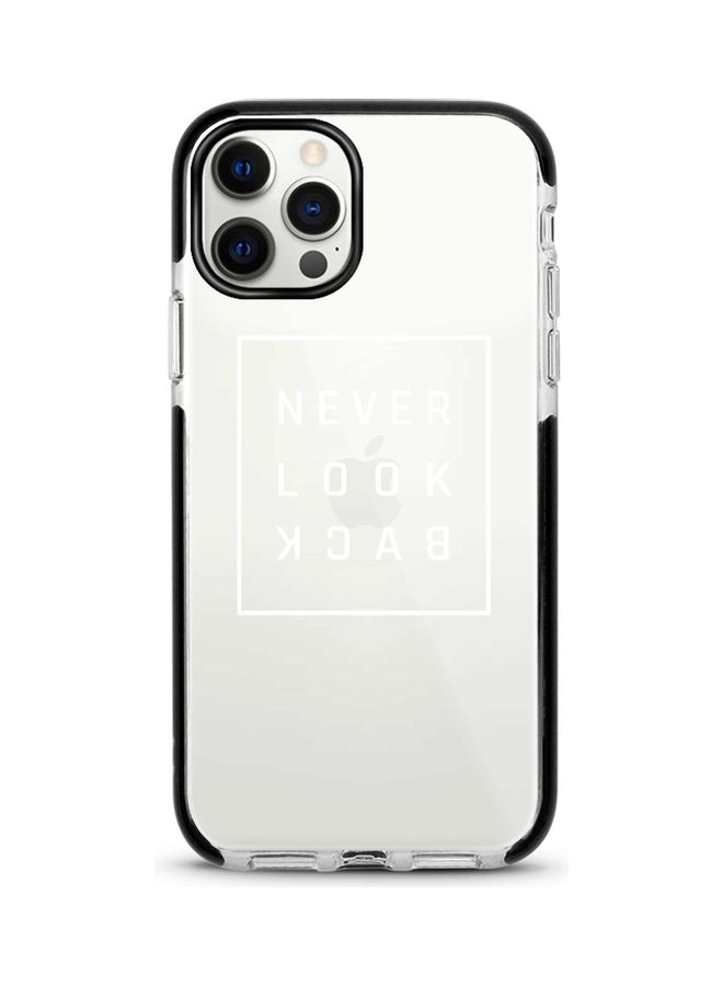 Stylizedd Never Look Back Printed Case For Apple iPhone 12 Pro/iPhone 12 Clear/White - Image 1