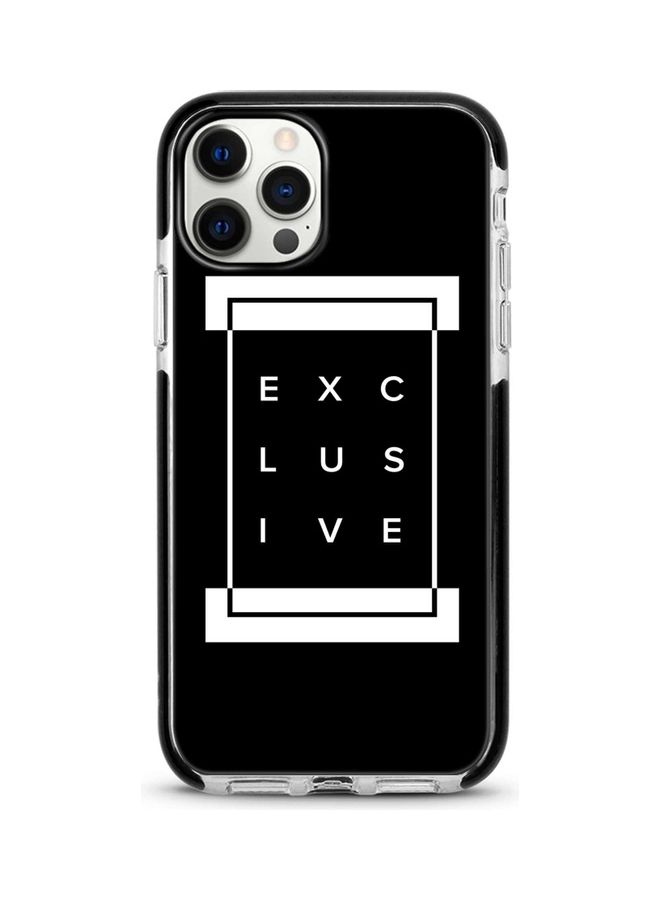 Stylizedd Exclusive Printed Case For Apple iPhone 12 Pro/iPhone 12 Black/White - Image 1