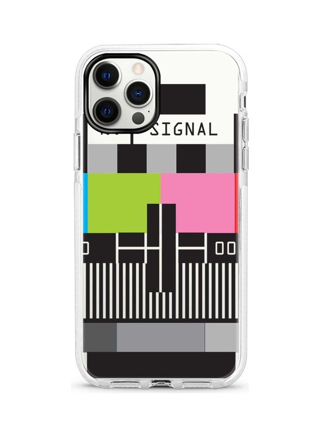 Stylizedd Protective Case Cover For Apple iPhone 12 Pro Max No Signal Tv  - Image 1