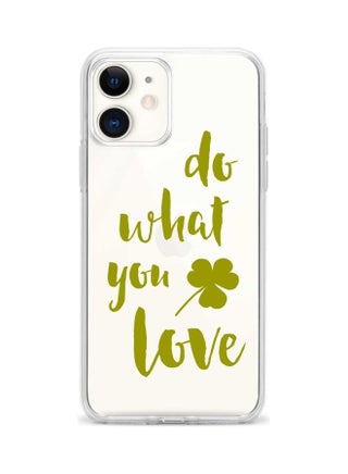 Protective Case Cover For Apple iPhone 12 Mini White/Green - v1604534368/N41862574A_1