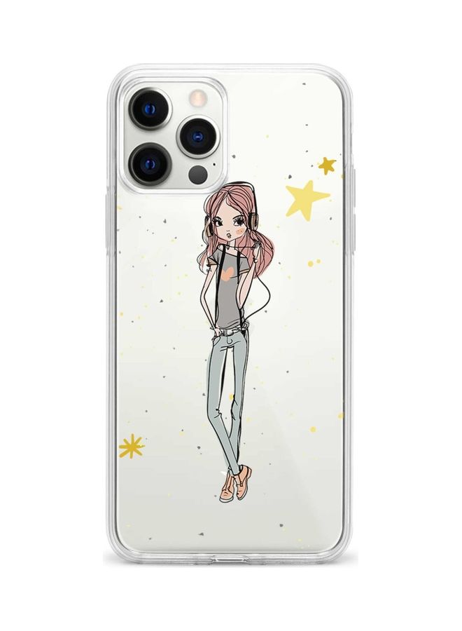 Stylizedd - Classic Clear Series Case Cover For Apple iPhone 12 Pro/12 Girl Next Door - Image 1