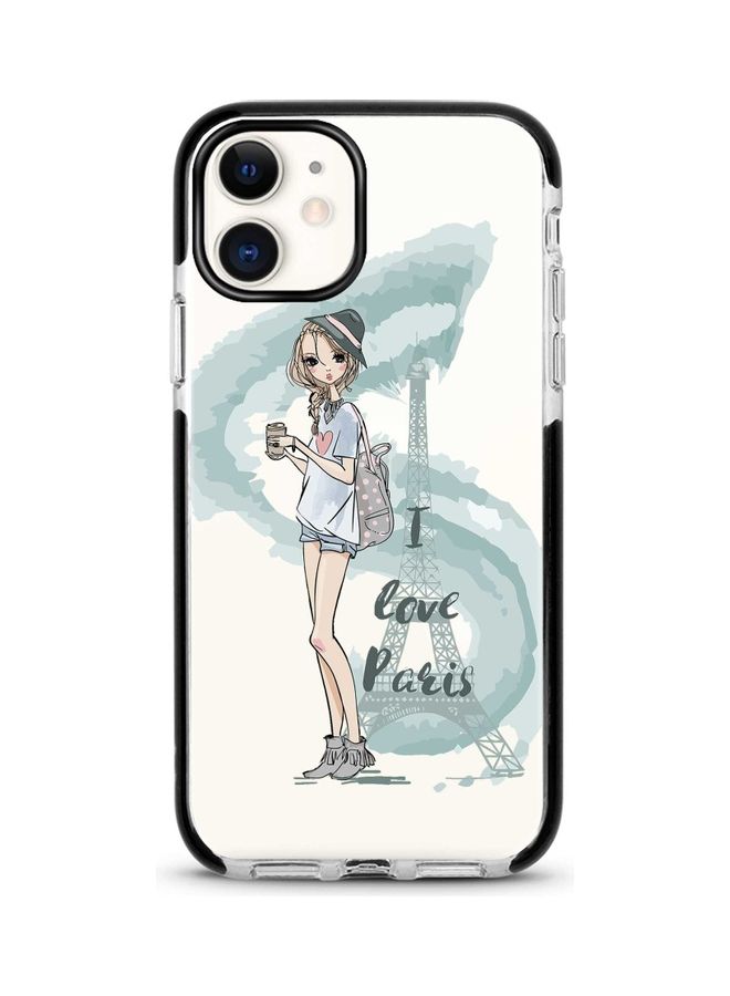 Stylizedd Protective Case Cover For Apple iPhone 12 Mini White/Blue/Beige