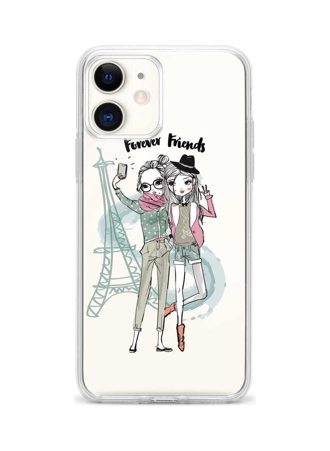 Stylizedd Classic Clear Series Case Cover For Apple iPhone 12 mini Forever Friends - Image 1