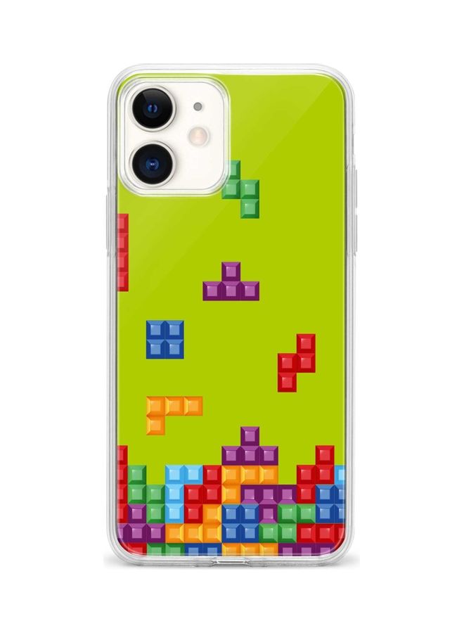 Stylizedd Tetris Printed Case Cover For Apple iPhone 12 mini Multicolour - Image 1