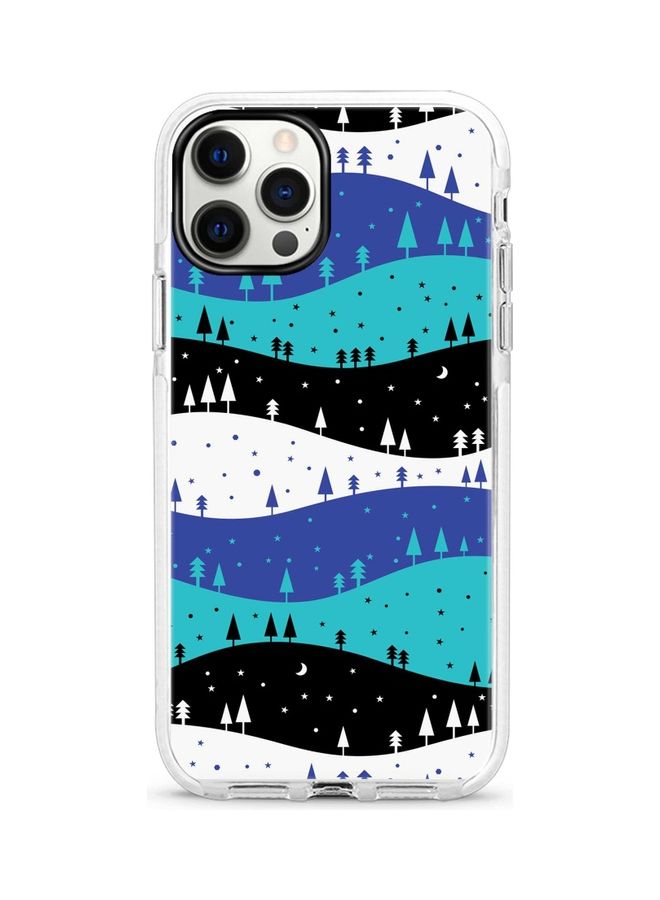 ستايلايزد غطاء حماية واقٍ لهاتف أبل آيفون 12 برو ماكس نقش فصول متعاقبة - Image 1