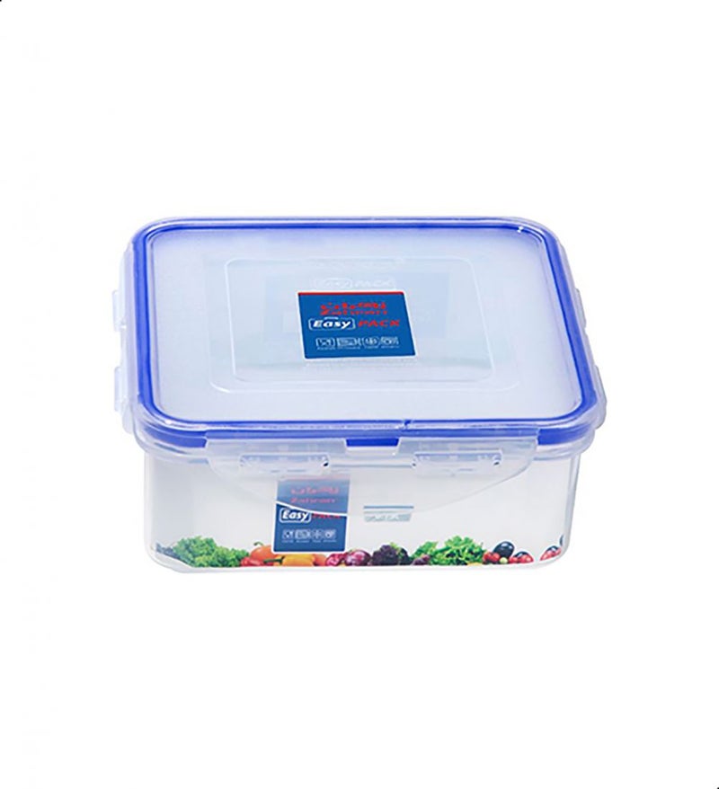 زهران حاوية غذاء مربعة الشكل شفاف - Image 3