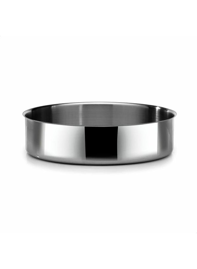Zahran Round Stainless Steel Oven Dish Silver 10/18cm 