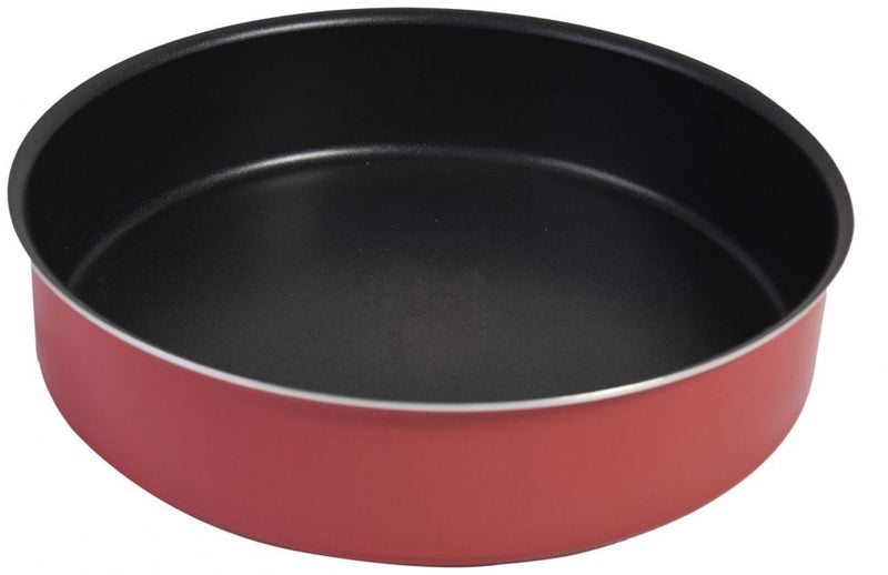 Tefal Minute Round Oven Tray Red/Black 30cm - Image 2