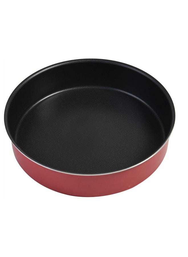 Tefal Minute Round Oven Tray Red/Black 30cm - Image 1
