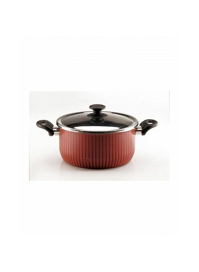 Tefal Tempo Stewpot Set, 5 Pieces Red- 18-20-24-26-28cm  - Image 2