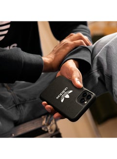 Adidas Logo Printed Protective Case Cover For Apple iPhone 12 / 12 Pro Black/White  - Image 3