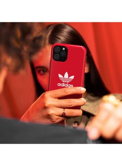 Adidas Logo Printed Protective Case Cover For Apple iPhone 12 / 12 Pro Scarlet Red  - Image 3