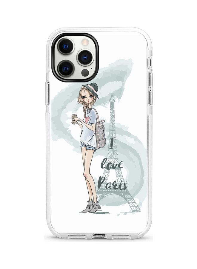 Stylizedd Protective Case Cover For Apple iPhone 12 Pro Max I Love Paris - Image 1